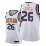 Maglia Phoenix Suns Kyle Korver NO 26 Association Bianco