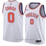 Maglia Phoenix Suns Marquese Chriss NO 0 Hardwood Classic 2018 Bianco