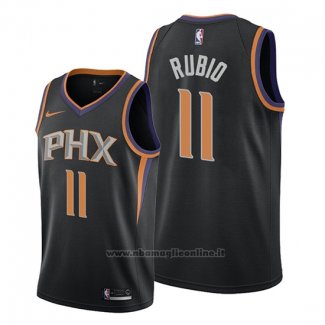 Maglia Phoenix Suns Ricky Rubio NO 11 Statement Nero