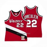 Maglia Portland Trail Blazers Clyde Drexler No 22 Mitchell & Ness 1983-84 Rosso