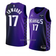 Maglia Sacramento Kings Kessler Edwards #17 Statement 2023-24 Viola