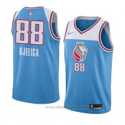 Maglia Sacramento Kings Nemanja Bjelica NO 88 Citta 2018 Blu