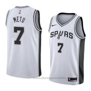 Maglia San Antonio Spurs Chimezie Metu NO 7 Association 2018 Bianco