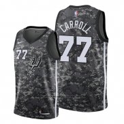 Maglia San Antonio Spurs Demarre Carroll NO 77 Citta Camuffamento