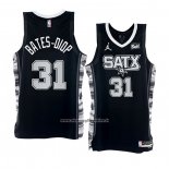 Maglia San Antonio Spurs Keita Bates-Diop #31 Statement 2022-23 Nero