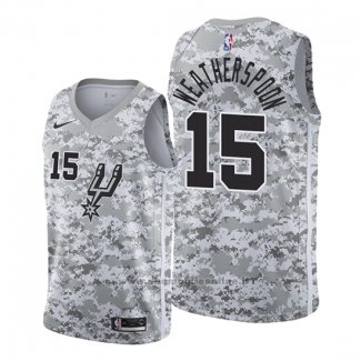 Maglia San Antonio Spurs Quinndary Weatherspoon NO 15 Earned 2019-20 Camuffamento