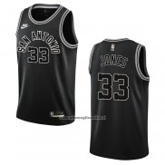 Maglia San Antonio Spurs Tre Jones #33 Classic 2022-23 Nero