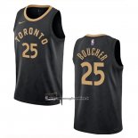 Maglia Toronto Raptors Chris Boucher #25 Citta 2022-23 Nero