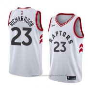 Maglia Toronto Raptors Malachi Richardson NO 23 Association 2018 Bianco