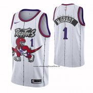 Maglia Toronto Raptors Tracy McGrady #1 Classic Edition Bianco