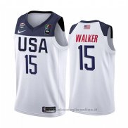 Maglia USA Kemba Walker NO 15 2019 FIBA Basketball World Cup Bianco