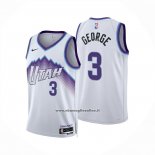Maglia Utah Jazz Keyonte George No 3 Association 2025-26 Bianco