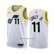 Maglia Utah Jazz Mike Conley JR. #11 Association 2022-23 Bianco