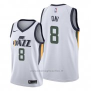 Maglia Utah Jazz Miye Oni NO 8 Association 2019-20 Bianco