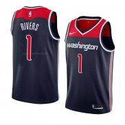 Maglia Washington Wizards Austin Rivers NO 1 Statement 2018 Nero