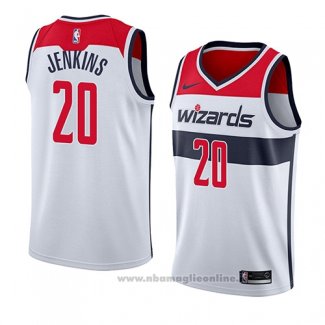 Maglia Washington Wizards John Jenkins NO 20 Association 2018 Bianco