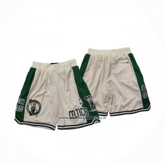 Pantaloncini Boston Celtics Just Don Bianco1