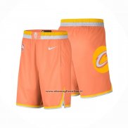 Pantaloncini Cleveland Cavaliers Citta 2025-26 Arancione