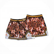 Pantaloncini Jordan Just Don Nero Arancione