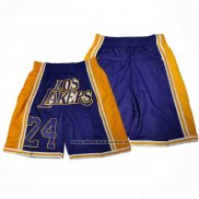 Pantaloncini Los Angeles Lakers Kobe Bryant 24 Just Don Viola