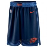 Pantaloncini Oklahoma City Thunder 2017-18 Blu