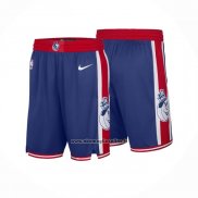 Pantaloncini Sacramento Kings Citta 2024-25 Blu