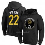 Felpa con Cappuccio Golden State Warriors Andrew Wiggins Citta 2022-23 Nero