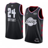 Maglia All Star 2019 Los Angeles Lakers Kobe Bryant NO 24 Nero