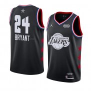 Maglia All Star 2019 Los Angeles Lakers Kobe Bryant NO 24 Nero