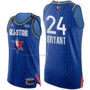 Maglia All Star 2020 Los Angeles Lakers Kobe Bryant NO 24 Autentico Blu