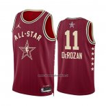 Maglia All Star 2024 Chicago Bulls Demar Derozan #11 Rosso