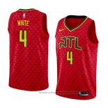 Maglia Atlanta Hawks Andrew White NO 4 Statement 2018 Rosso