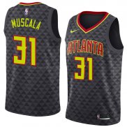 Maglia Atlanta Hawks Mike Muscala NO 31 Icon 2018-19 Nero