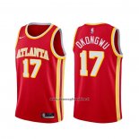 Maglia Atlanta Hawks Onyeka Okongwu #17 Icon 2020-21 Rosso