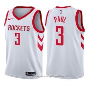 Maglia Bambino Houston Rockets Chris Paul NO 3 Association 2017-18 Bianco