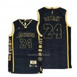 Maglia Bambino Los Angeles Lakers Kobe Bryant No 24 Nero