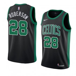 Maglia Boston Celtics Jeff Roberson NO 28 Statement 2018 Nero