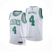 Maglia Boston Celtics Jrue Holiday #4 Association 2022-23 Bianco