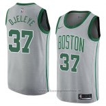 Maglia Boston Celtics Semi Ojeleye NO 37 Citta 2018 Grigio