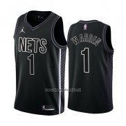 Maglia Brooklyn Nets T.j. Warren #1 Statement 2022-23 Nero