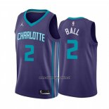 Maglia Charlotte Hornets LaMelo Ball #2 Statement 2020-21 Viola