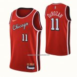 Maglia Chicago Bulls DeMar DeRozan #11 Citta 2021-22 Rosso