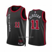 Maglia Chicago Bulls Demar Derozan #11 Citta 2023-24 Nero