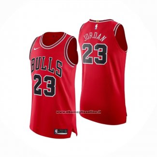 Maglia Chicago Bulls Michael Jordan #23 Icon Autentico Rosso