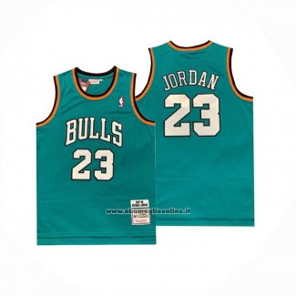Maglia Chicago Bulls Michael Jordan No 23 Mitchell & Ness 1997-98 Verde1