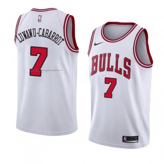 Maglia Chicago Bulls Timothe Luwawu-Cabarrot NO 7 Association 2018 Bianco