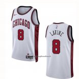 Maglia Chicago Bulls Zach Lavine #8 Citta 2022-23 Bianco