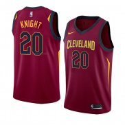 Maglia Cleveland Cavaliers Brandon Knight NO 20 Icon 2018 Rosso