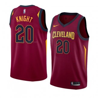 Maglia Cleveland Cavaliers Brandon Knight NO 20 Icon 2018 Rosso