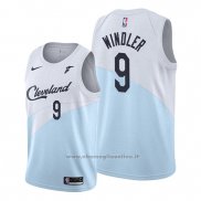 Maglia Cleveland Cavaliers Dylan Windler NO 9 Earned 2019-20 Blu